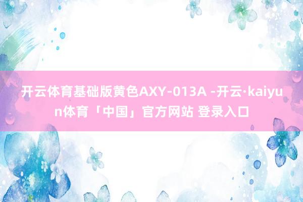 开云体育基础版黄色AXY-013A -开云·kaiyun体育「中国」官方网站 登录入口